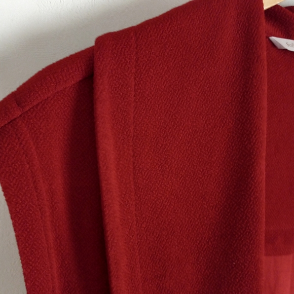 Soft Surroundings LP Red Mesa Button Open Vest Style 26312 Petite - Picture 13 of 14